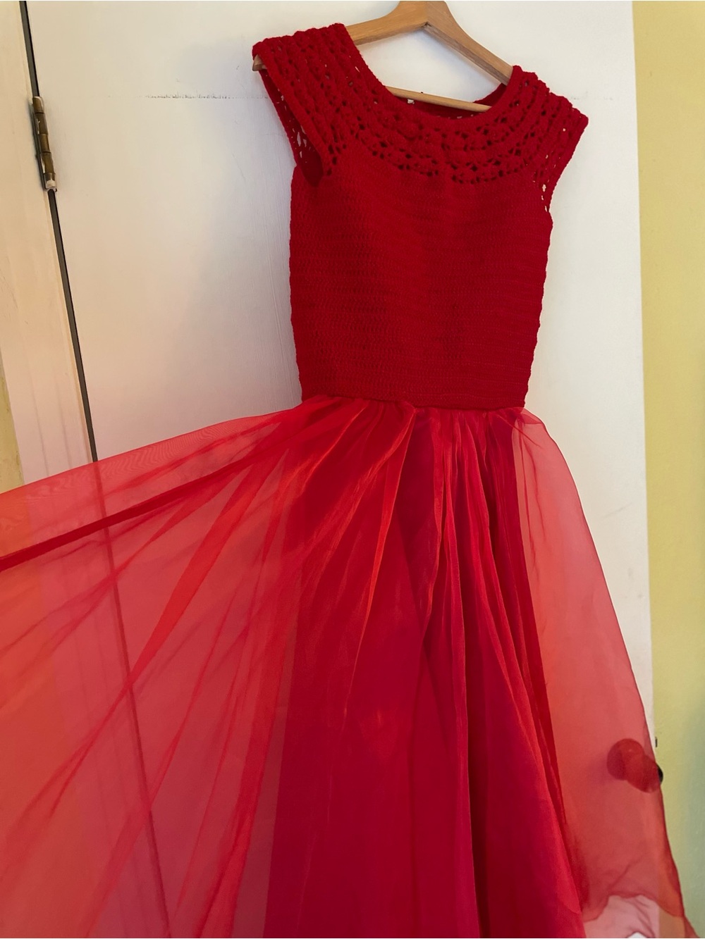 Vintage Red Party Dress